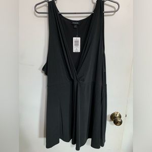 Torrid dressy black tank top